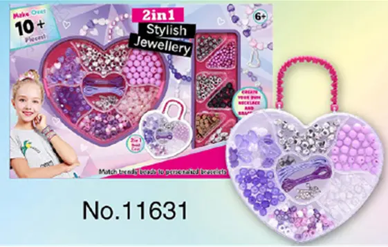 Diy Bracelet Making Kit With Handle(Heart) 1