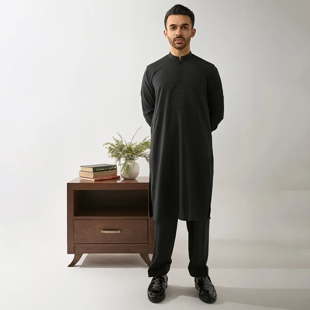 Classic Black Shalwar Kameez 1