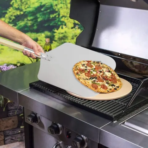 Aluminum Pizza Paddle Peel 13" X 12" 1