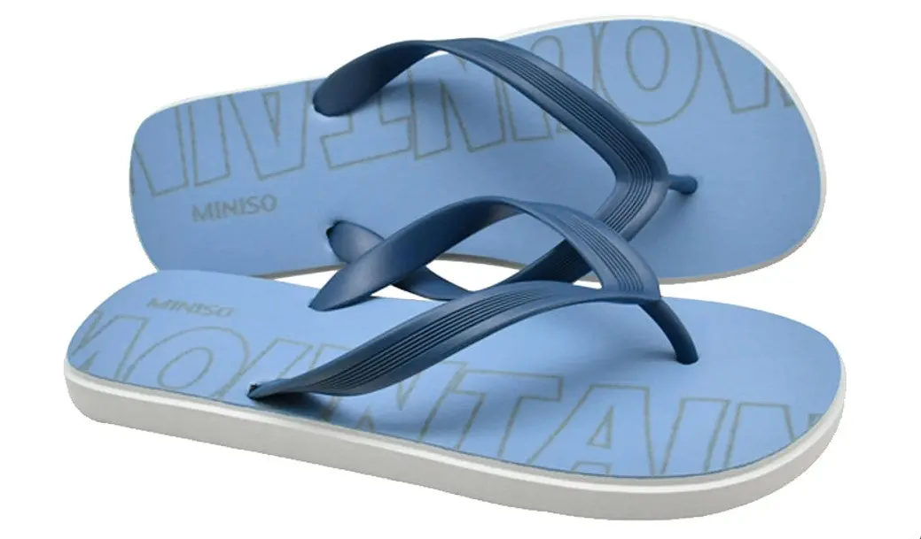 Future Discovery Men's Flip-Flops(Blue,43-44) 1