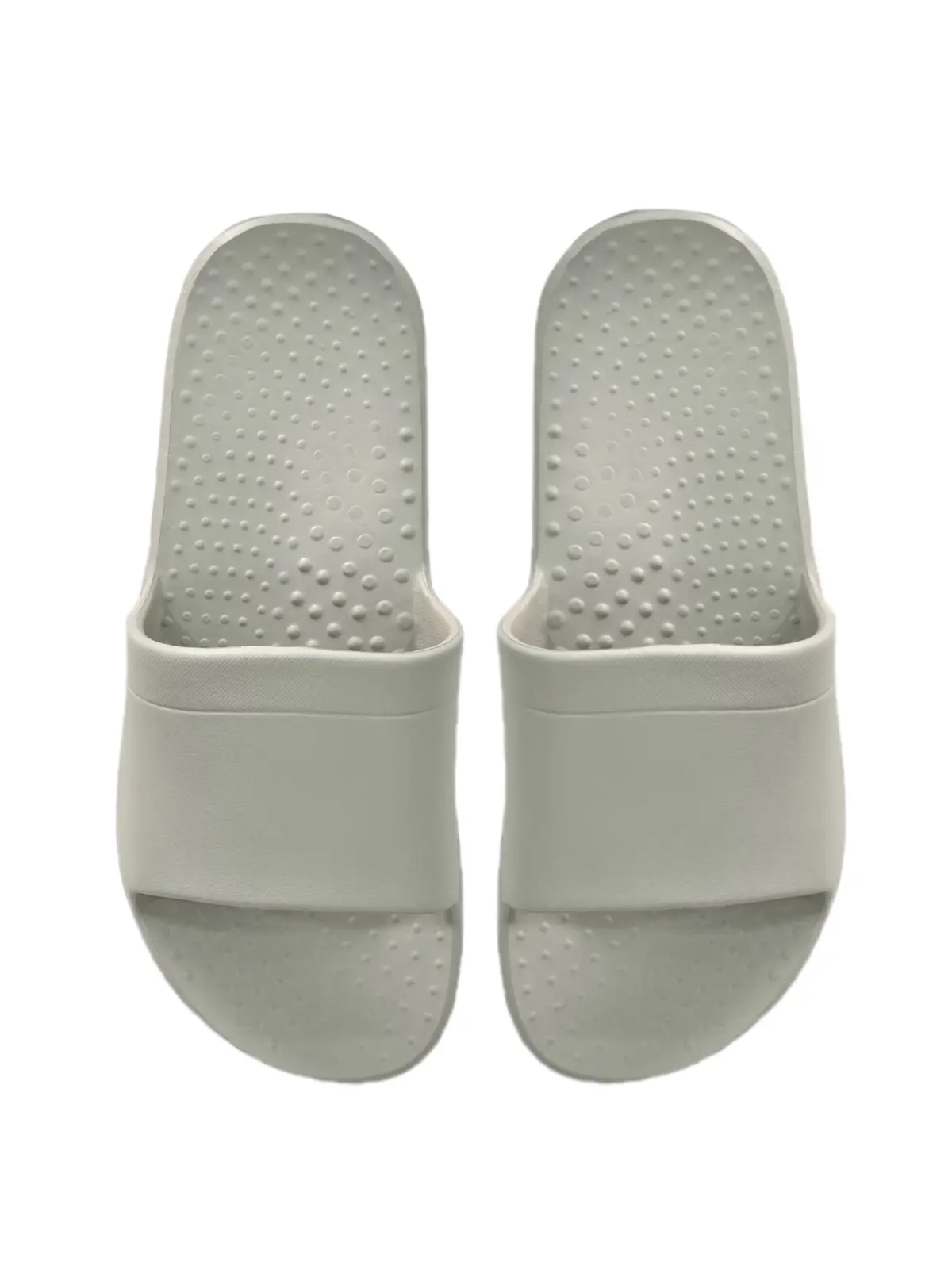 (Gray,41-42) Dots Series Men's Bathroom Slippers 1