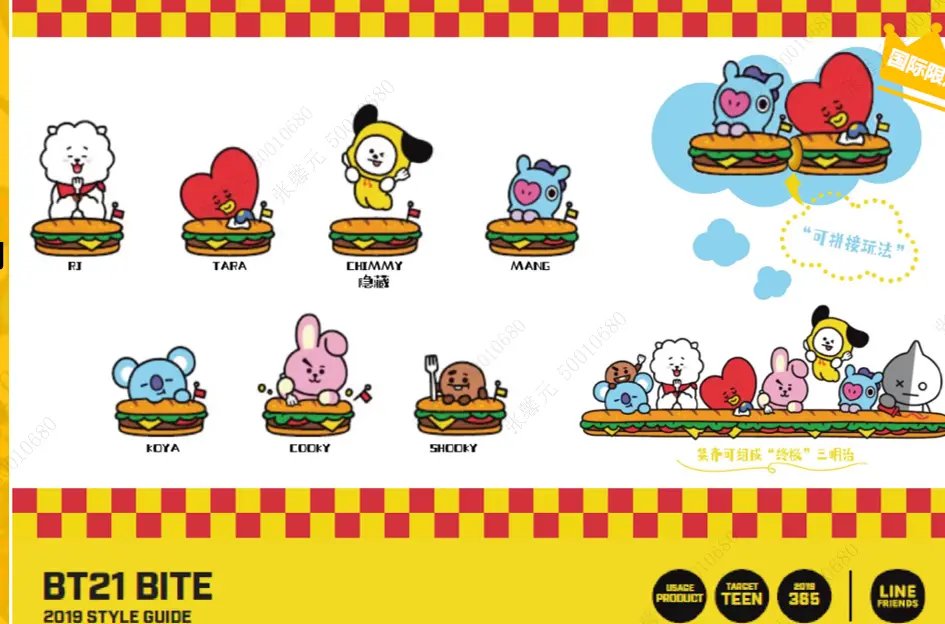 Bt21 Burger Party Series  Surprise Box 1