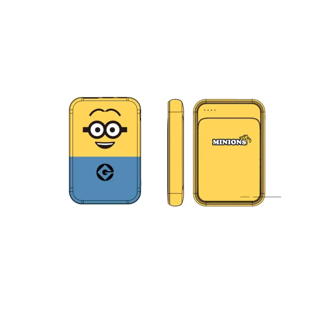 Minions Collection 5000Mah Power Bank(Smiley Face) Model: F15 1