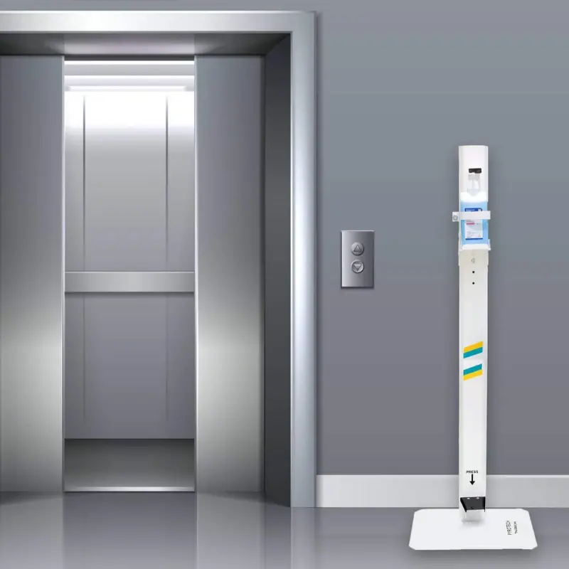 Premium Adjustable Free Standing Sanitizer Station Dispenser Stand 2