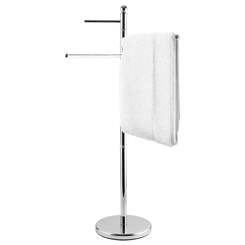 Free Standing Bathroom Towel Drying Rack Stainless Steel 1