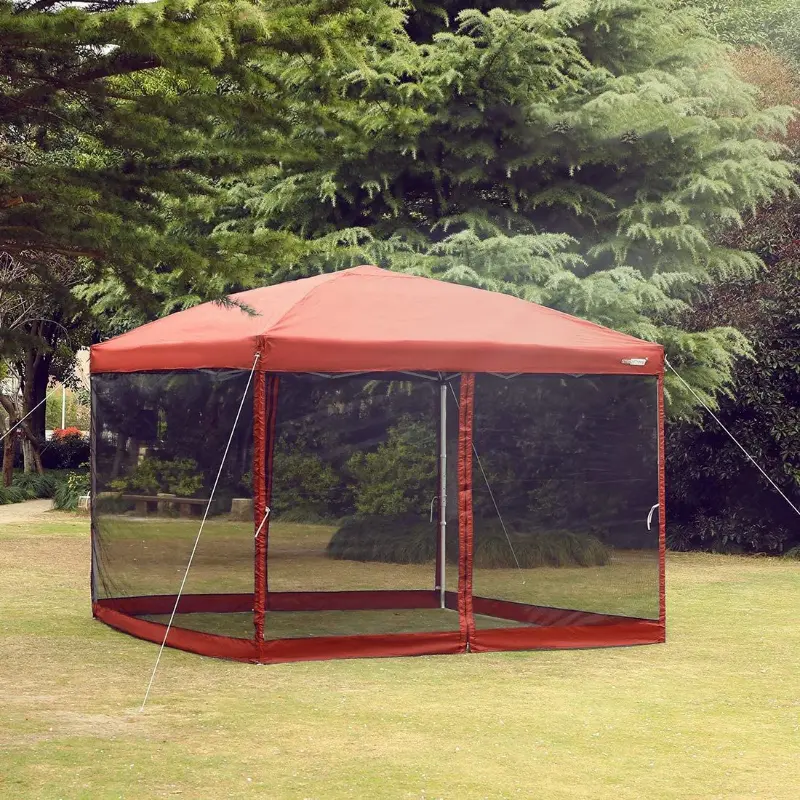 Large Pop Up Screen House Room Tent 5