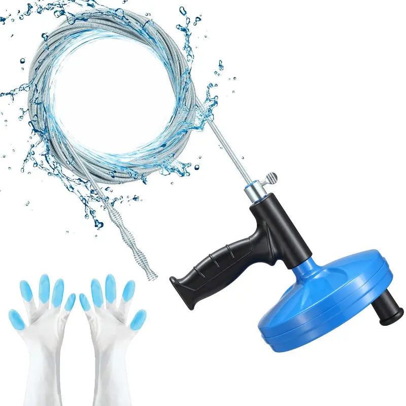 Long Plumbing Drain Cleaner Toilet Auger Snake 25Ft 1