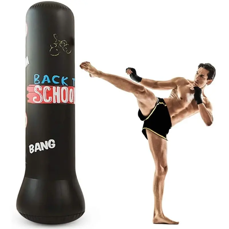 Premium Inflatable Free Standing Punching Bag 62 In 1