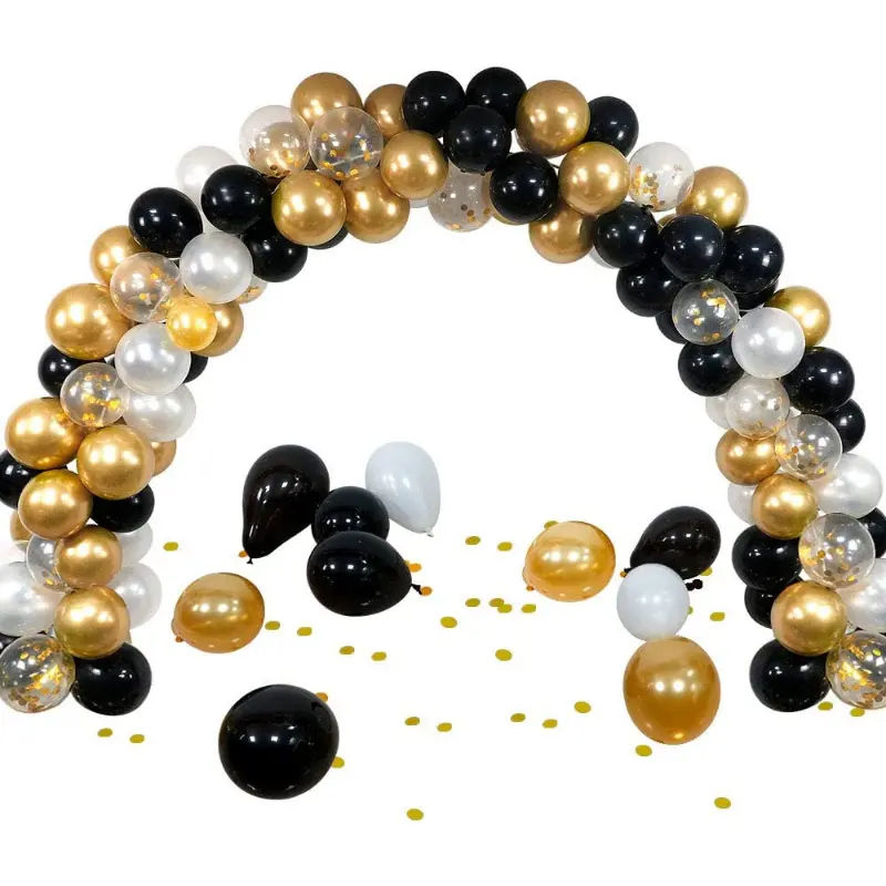 Gold Balloon Arch Garland Stand Kit 120Pcs 1