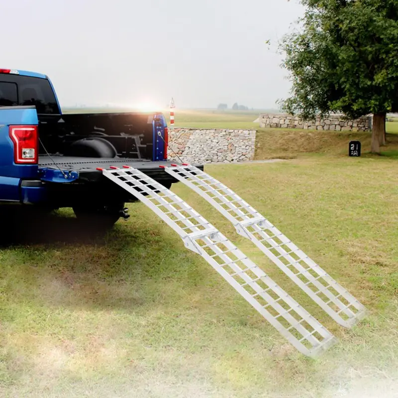 Heavy Duty Pickup Truck Four Wheeler Aluminium Folding Atv Ramp 1