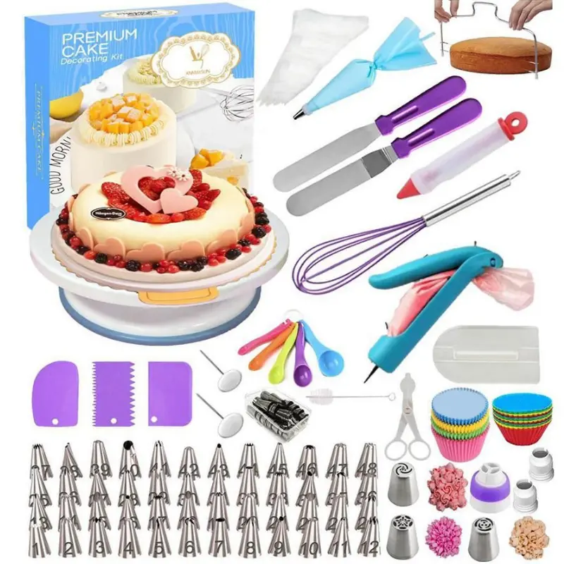 Ultimate Cake Decorating Supplies Tool Kit 219 Pcs 1