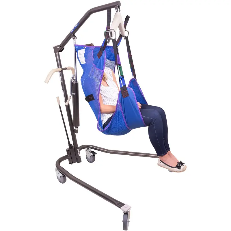 Heavy Duty Portable Sit To Stand Hoyer Patient Lift 1