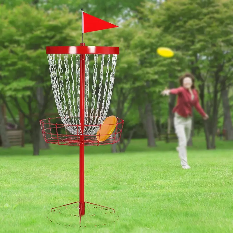 Premium Portable Disc Frisbee Golf Goal Basket 1