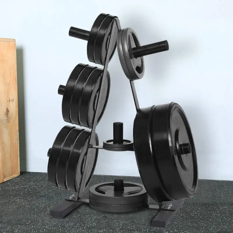 Heavy Duty Bumper Plate Storage Weight Tree Rack 1