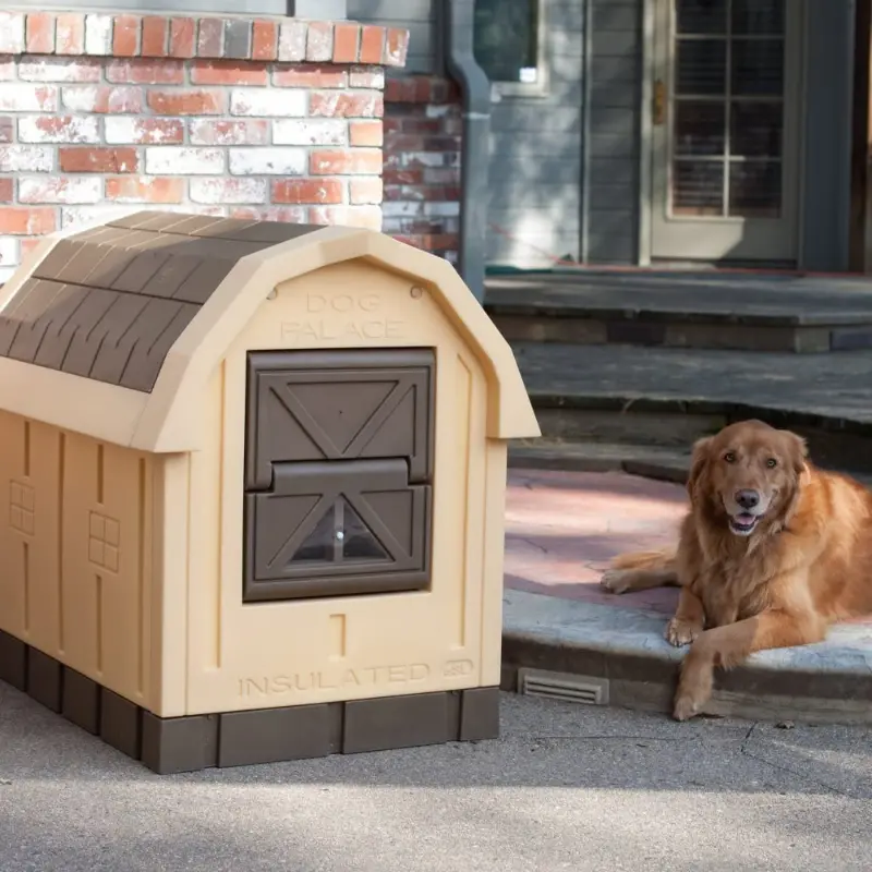 Large Heated Outdoor Insulated Dog House 1
