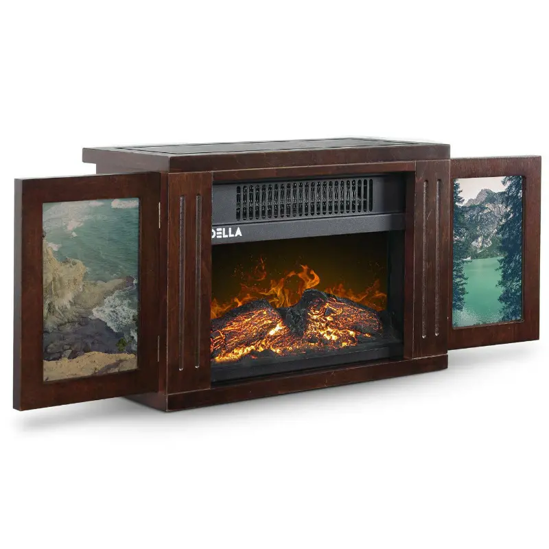 Portable Indoor Outdoor Wood Burning Fireplace Heater 1