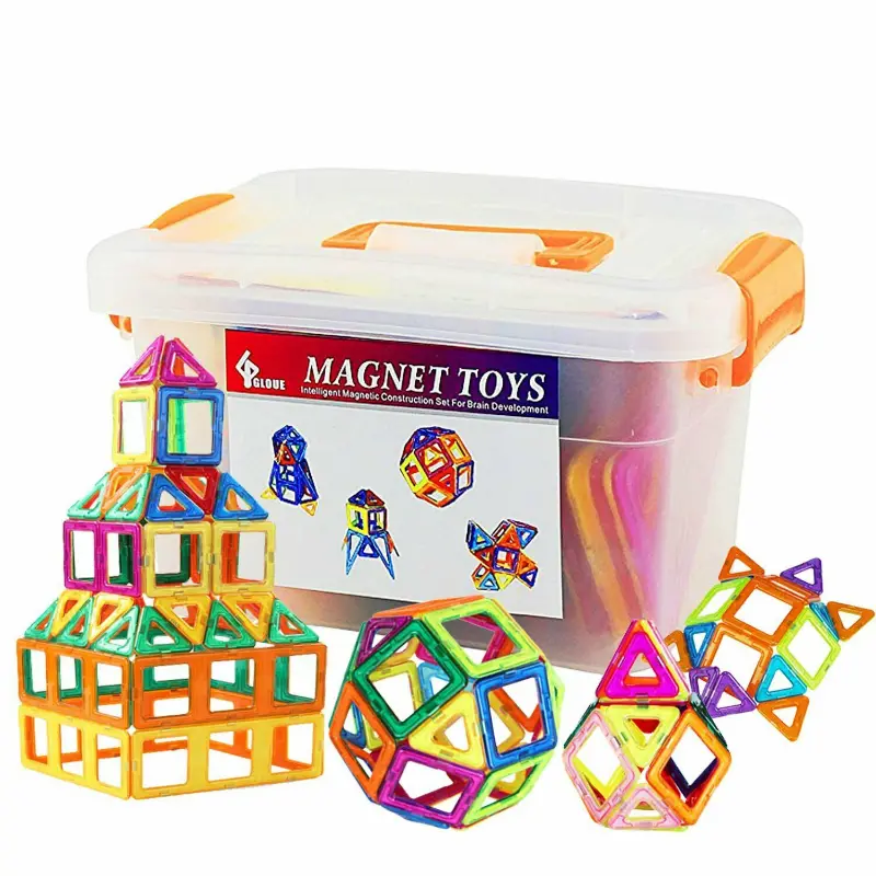 Ultimate Kids Magnetic Building Tile Blocks Toy Set 1