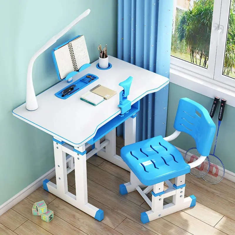 Premium Kids Adjustable Study Desk And Chair Set 2