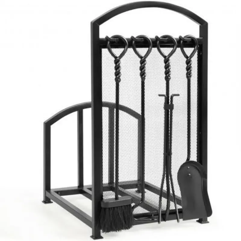 Premium Heavy Duty Firewood Log Holder Rack 27.5In 2