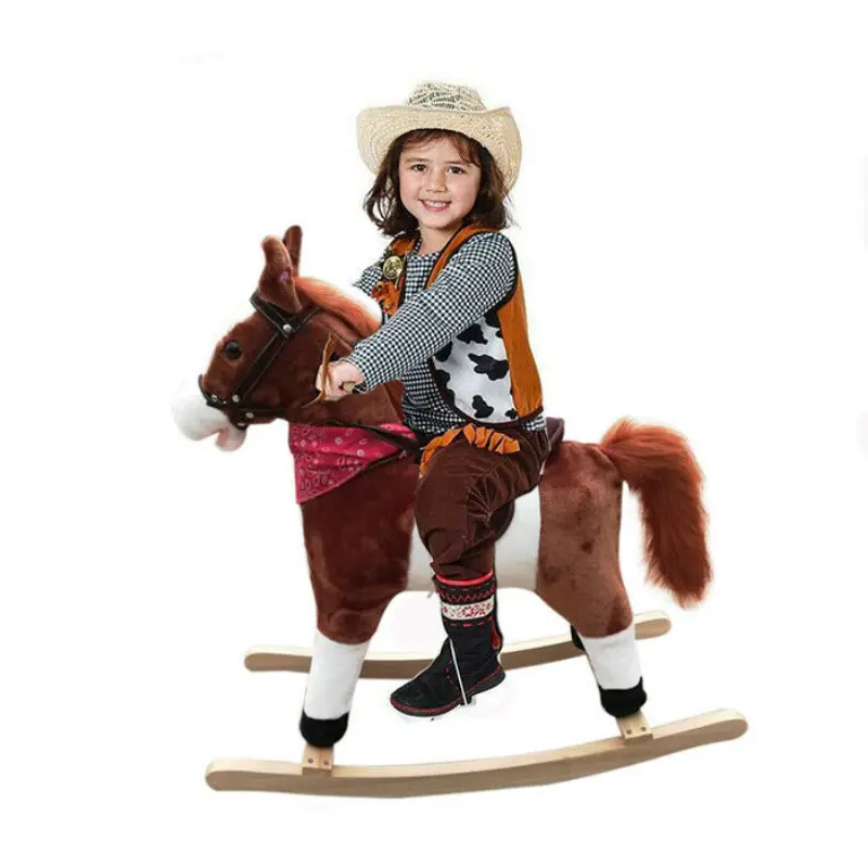 Premium Kids Wooden Rocking Toy Horse 1