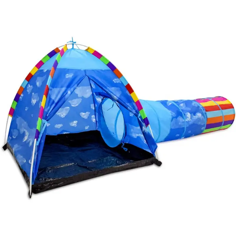 Spacious Kids Playground Play Tunnel With Tent 1