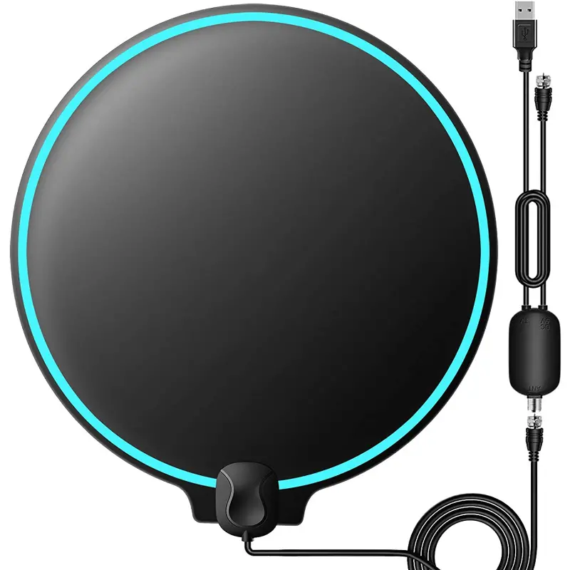 Long Range Hdtv Indoor Digital Tv Booster Amplified Antenna 150 Miles 1