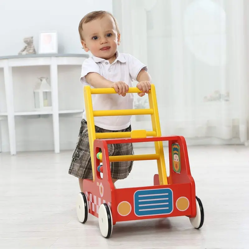Premium Wooden Baby Push Walker Toy 1