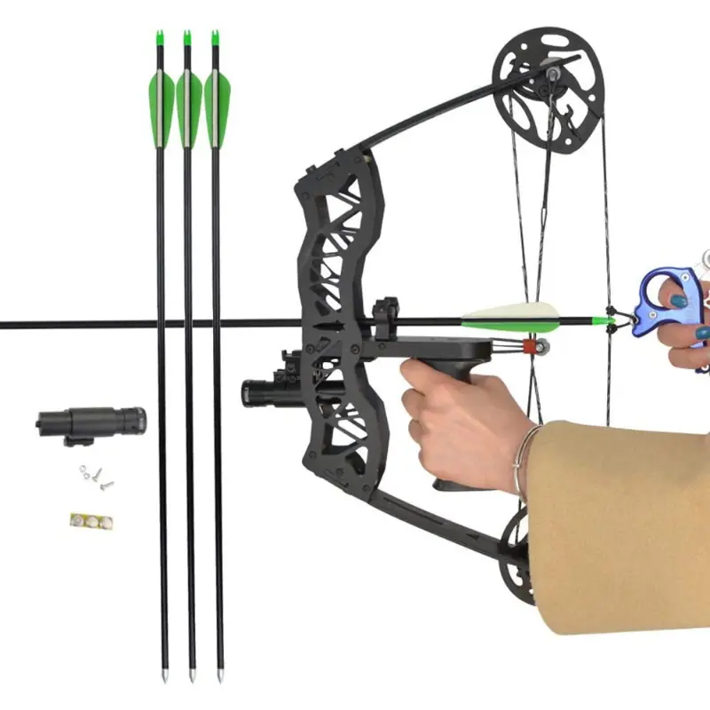 Mini Left / Right Handed Compound Bow And Arrow Kit 1