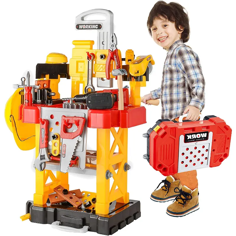 Premium Kids Toy Tool Work Bench 83Pcs 1