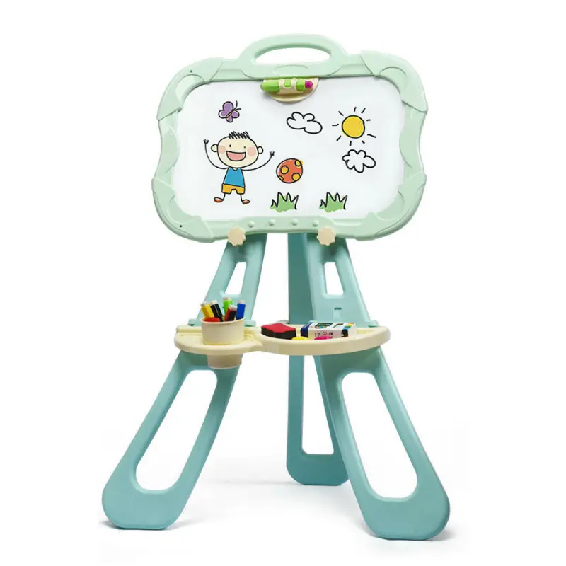 Portable Kids 4 In 1 Magnetic Chalkboard Art Easel 1