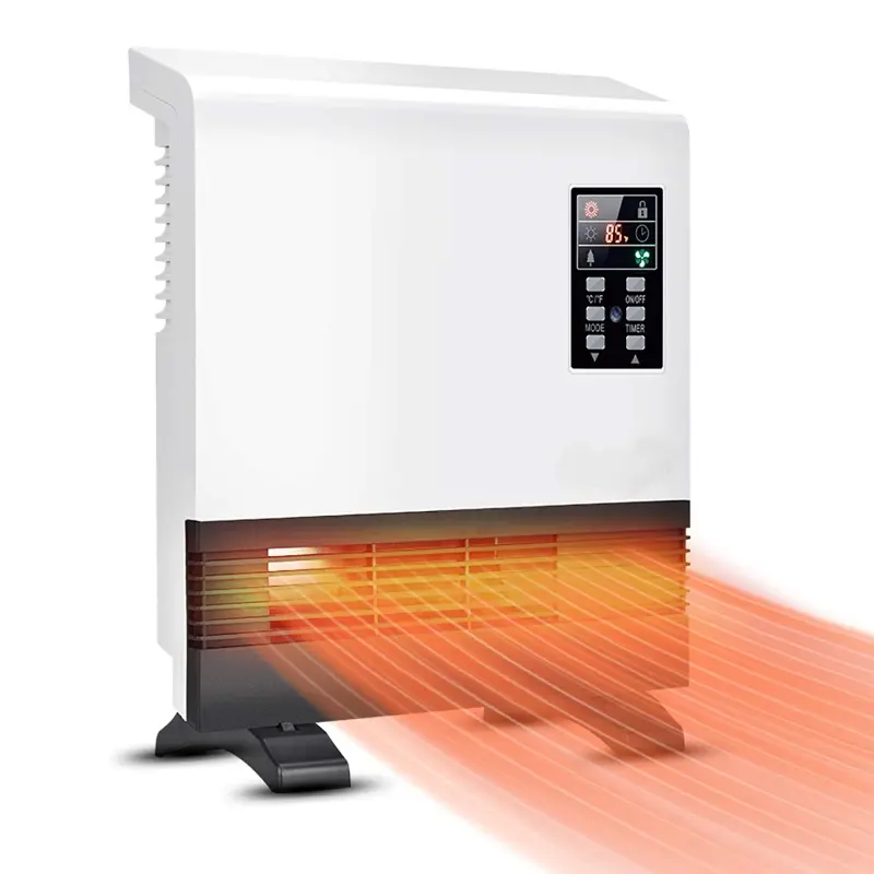 Powerful Wall Mounted Electric Space Heater With Thermostat 1500W 1
