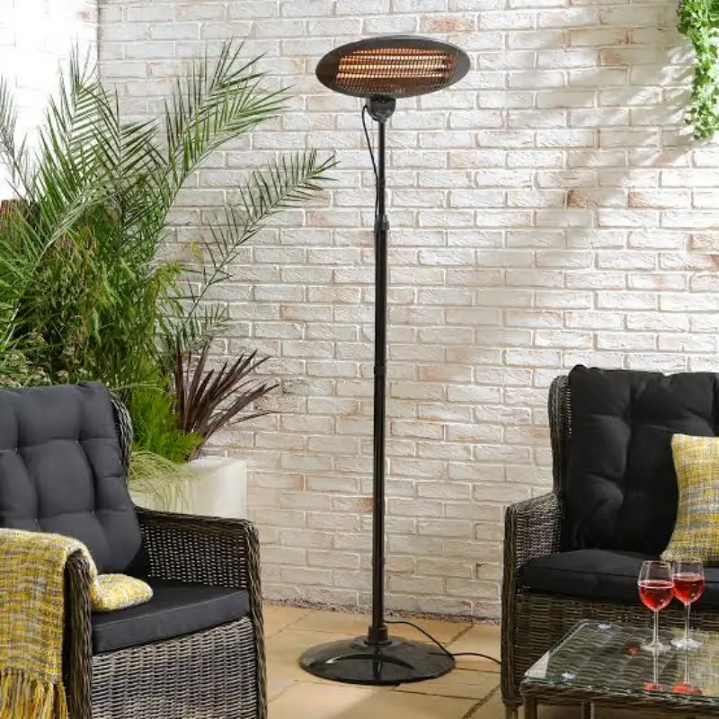 Premium Outdoor Electric Infrared Patio Heater 1500W 2