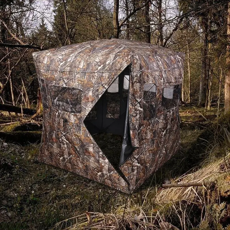 Portable Hunting Pop Up Ground Box Blind 1