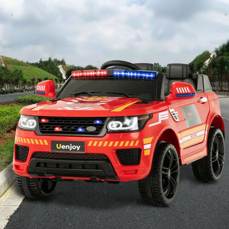Premium Kids Ride On Cop Police Toy Car 12V 1