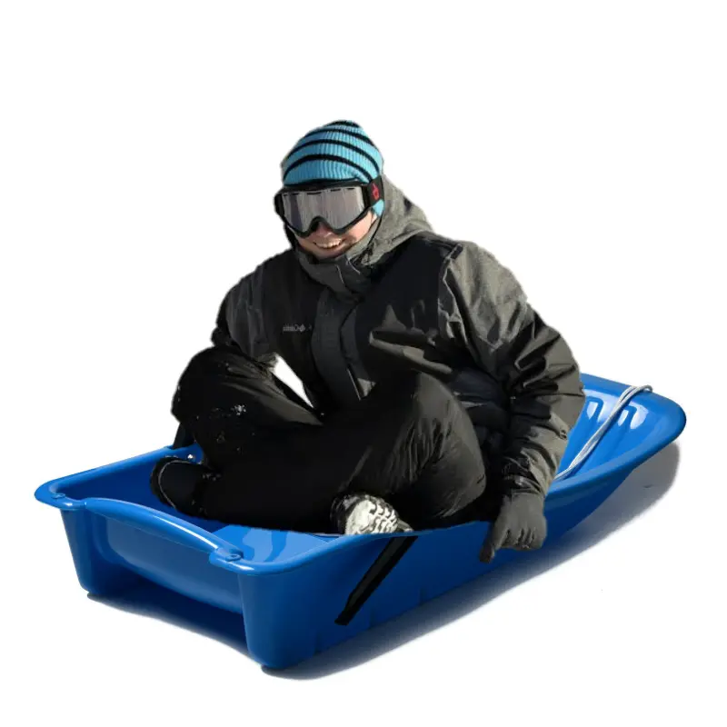 Spacious Plastic Kids / Adults Snow Sled 1