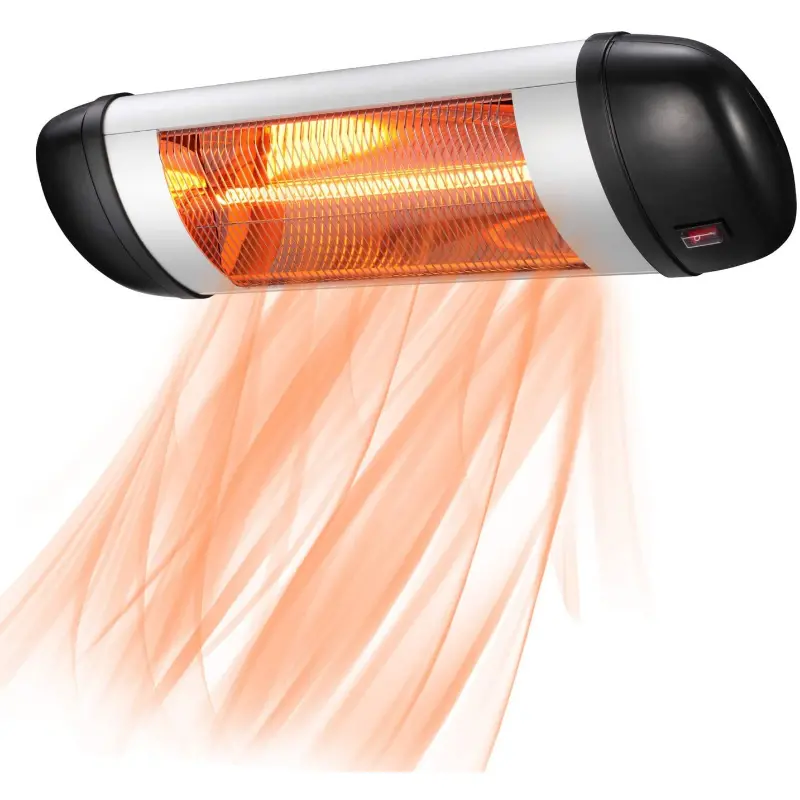 Wall Mounted Electric Infrared Patio Heater 1500W 1