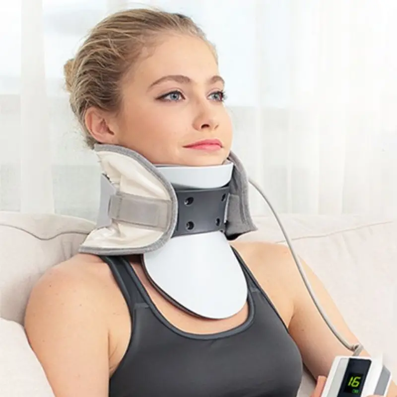 Adjustable Home Neck Cervical Traction Stretching Device 1