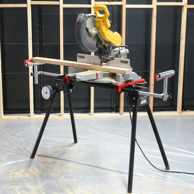 Universal Heavy Duty Rolling Miter Saw Stand With Wheels 1