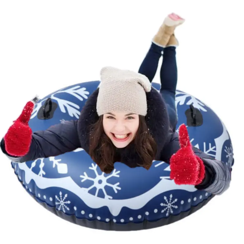 Inflatable Adult / Kids Snow Sledding Inner Tube 1