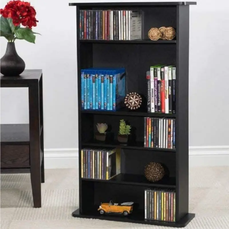 Large Spacious Dvd Media Storage Shelf Cabinet 1