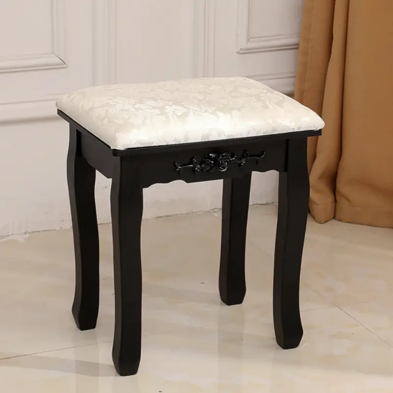 Premium Makeup Vanity Cushioned Stool 1