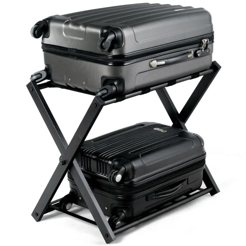 Heavy Duty Large Folding Luggage Holder Rack 1