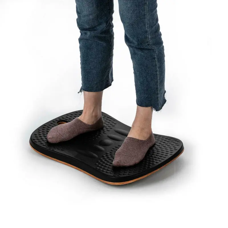 Large Anti Fatigue Standing Desk Wobble Balance Board 1