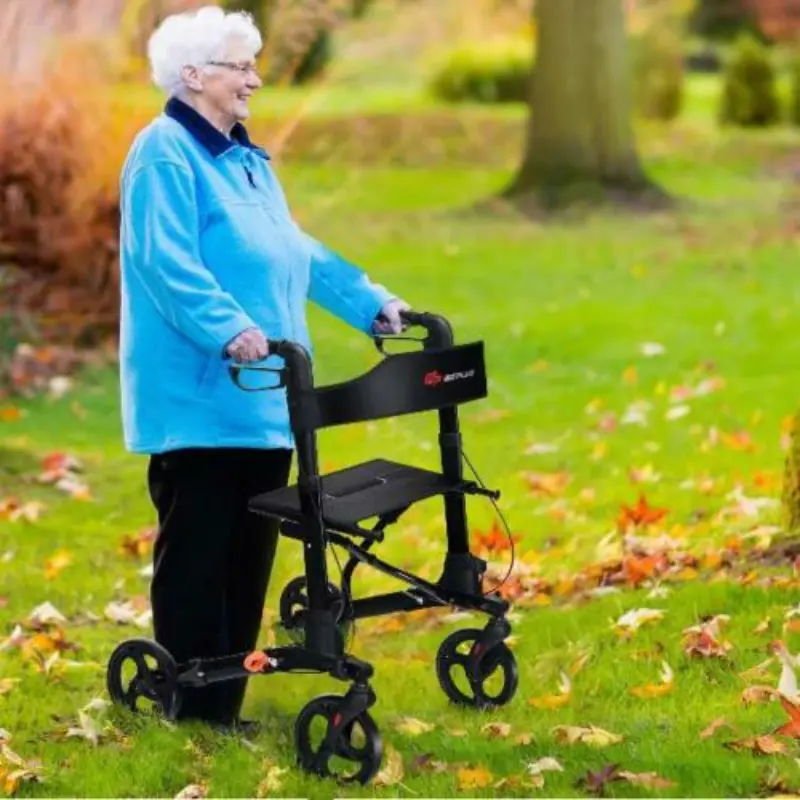 Lightweight Stand Upright Senior Seated Walker 1