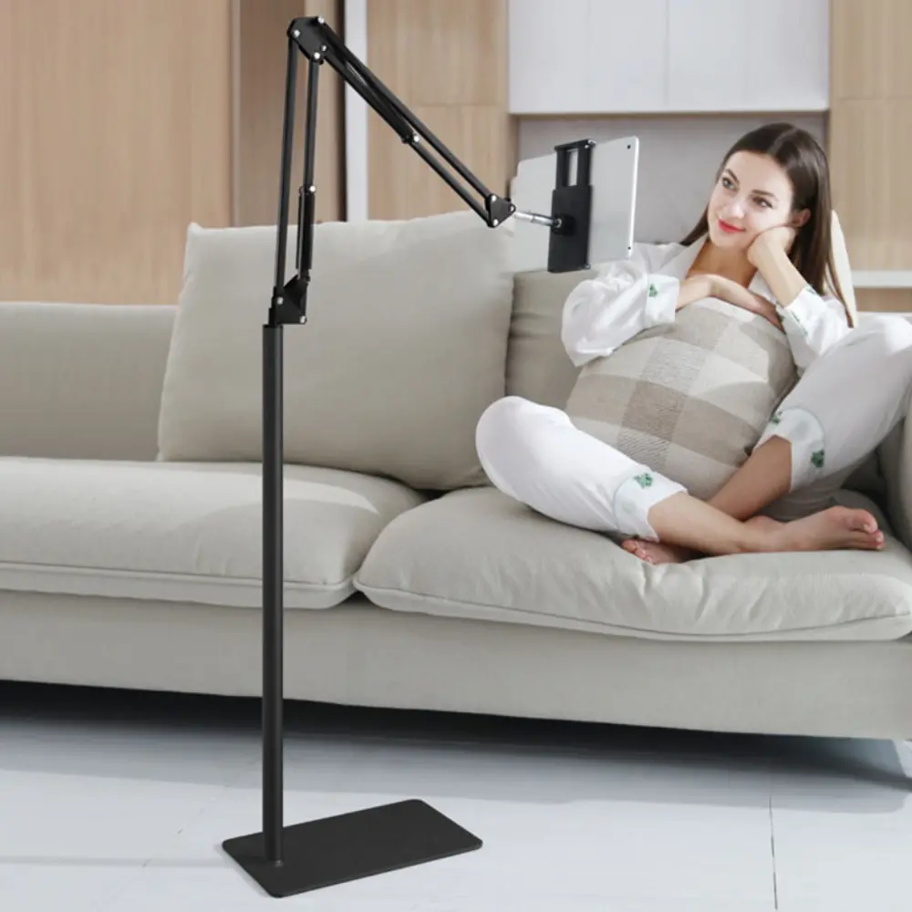 Portable Adjusting Ipad/Tablet Holder Floor Stand 1