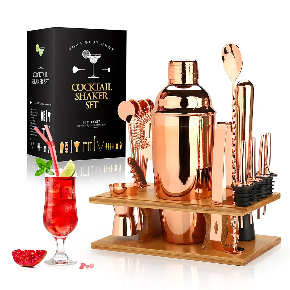 Ultimate Cocktail Shaker Bartender Tool Set 1
