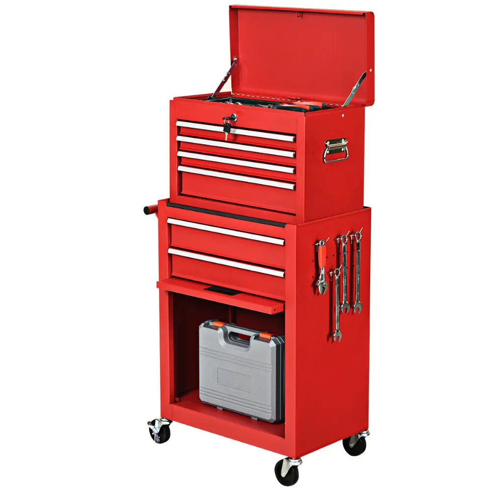 Large Rolling Snap On Tool Chest Box With Drawers 1