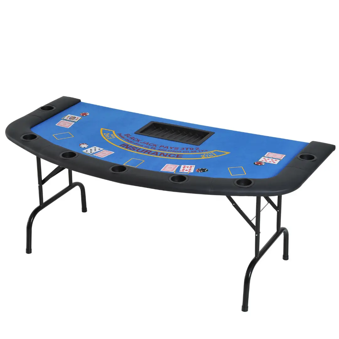 Portable Folding Modern Poker Table 72 In 1