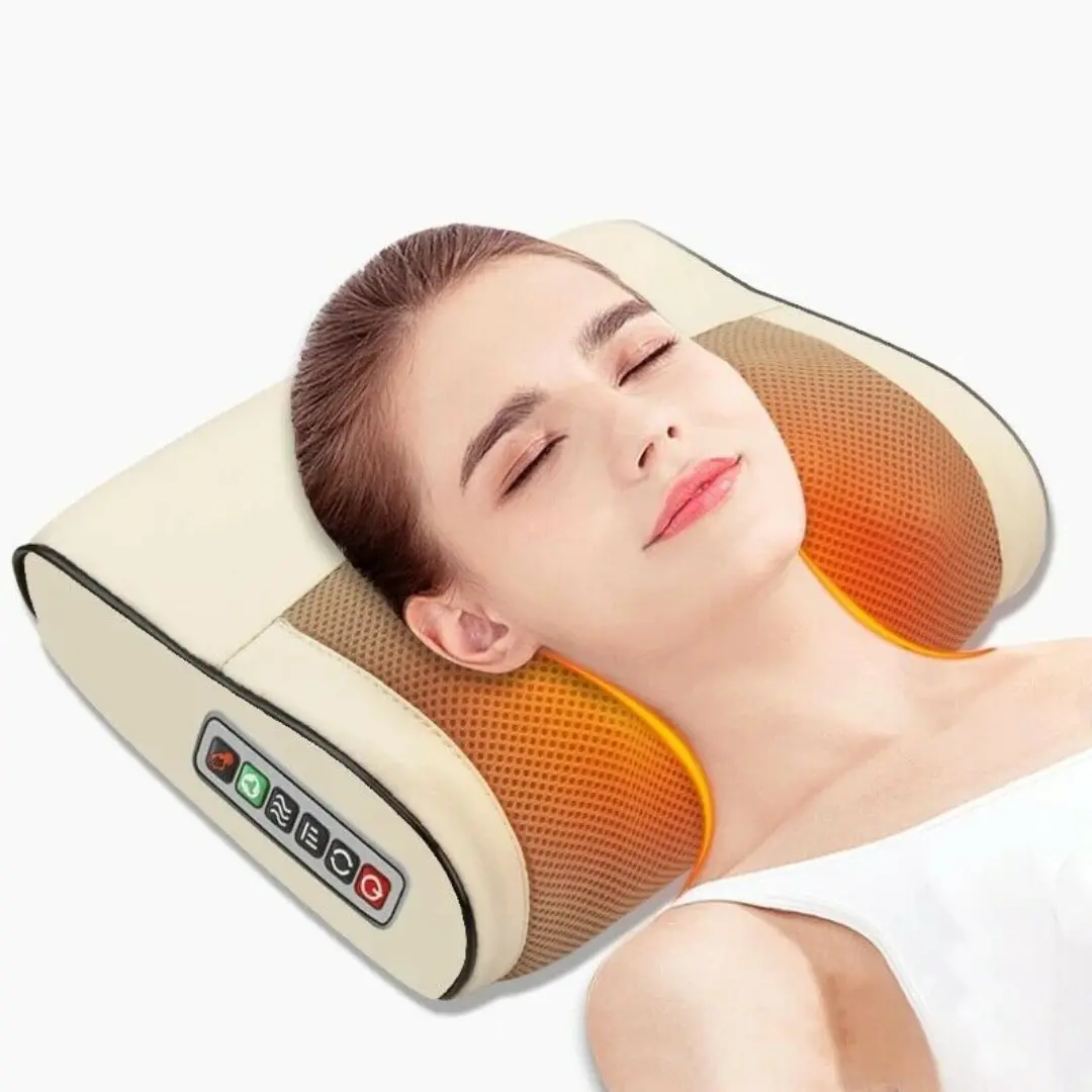 Premium Heated Electric Neck Shiatsu Massage Pillow 1