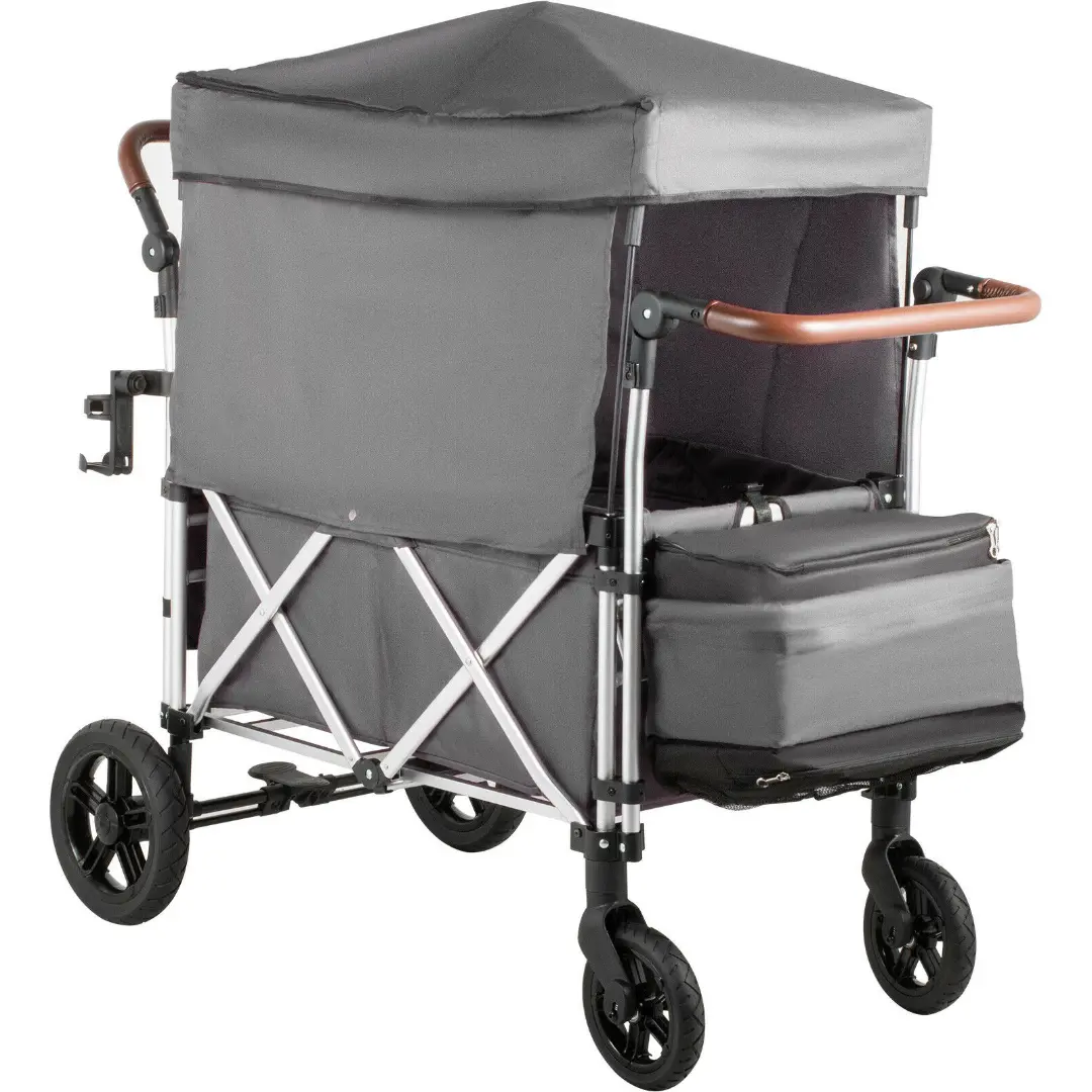 Large Spacious Double Baby Wagon Stroller 1